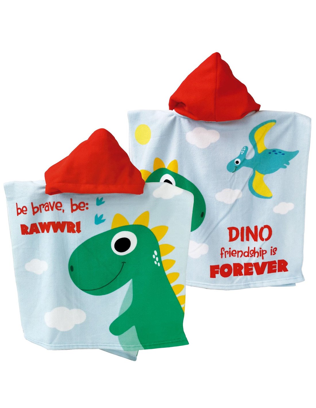 PONCHO ZK50869 MICROF 240GSM DINO 55*110**