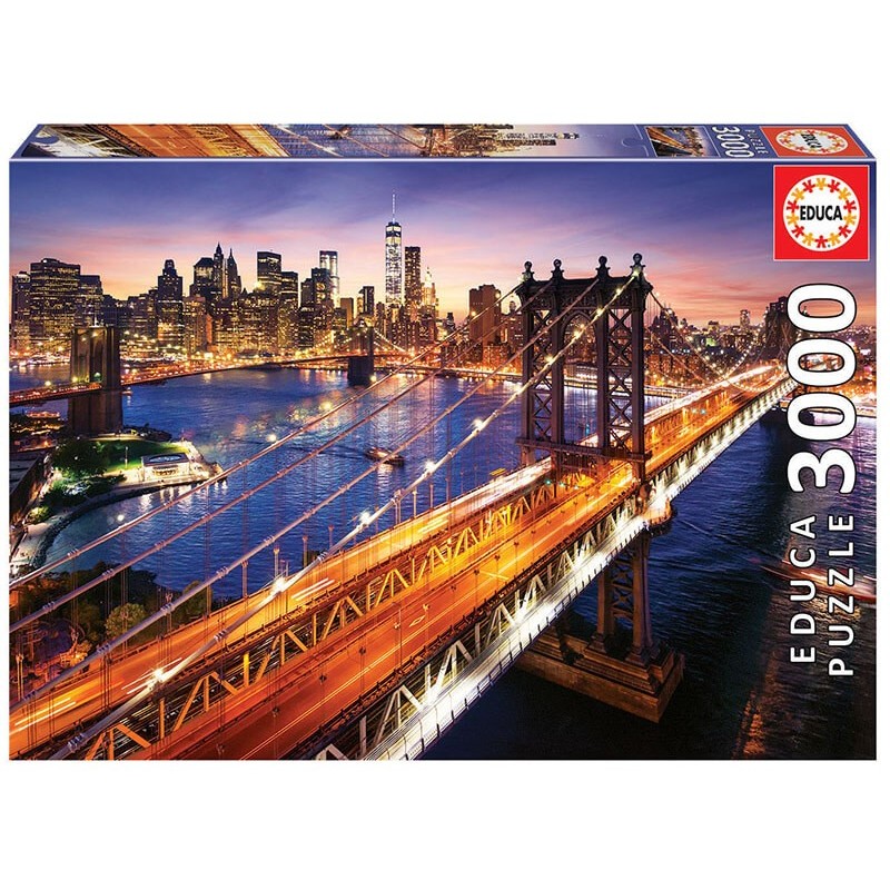 PUZZLE 18508 3000 MANHATTAN AL ATARDECER