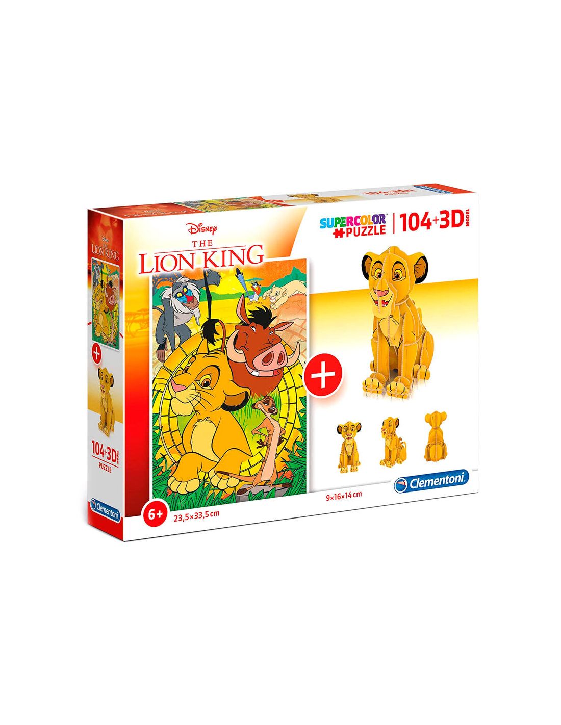 PUZZLE 20158 104 3D MODEL LION KING