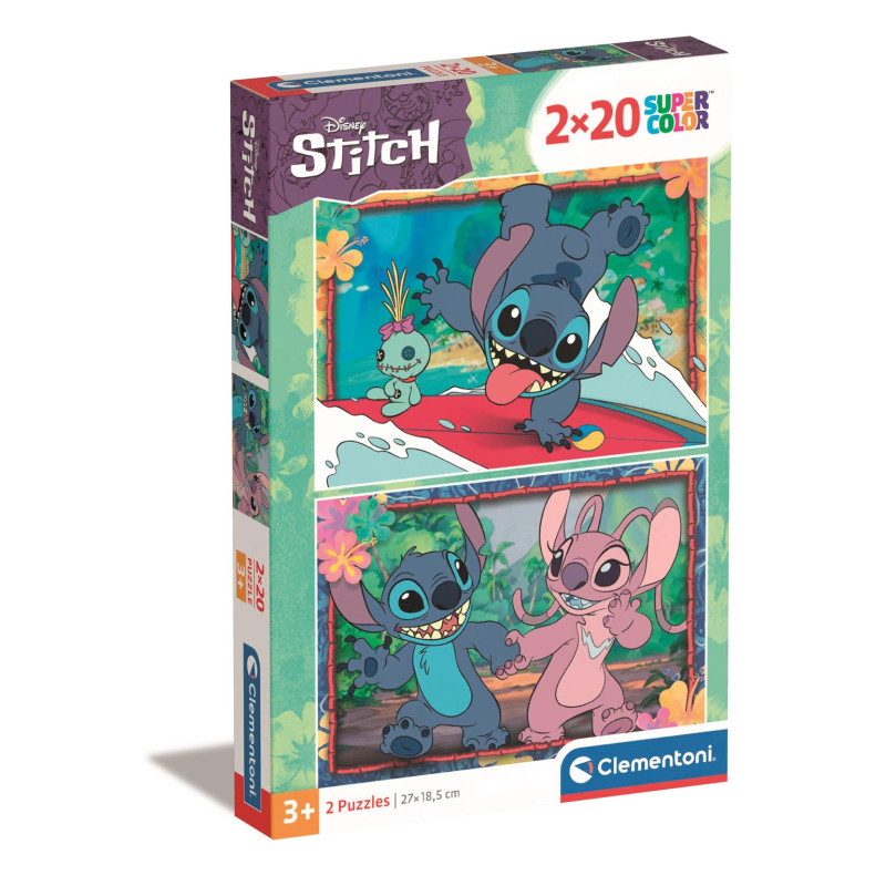 PUZZLE 24809 2X20 DISNEY STITCH