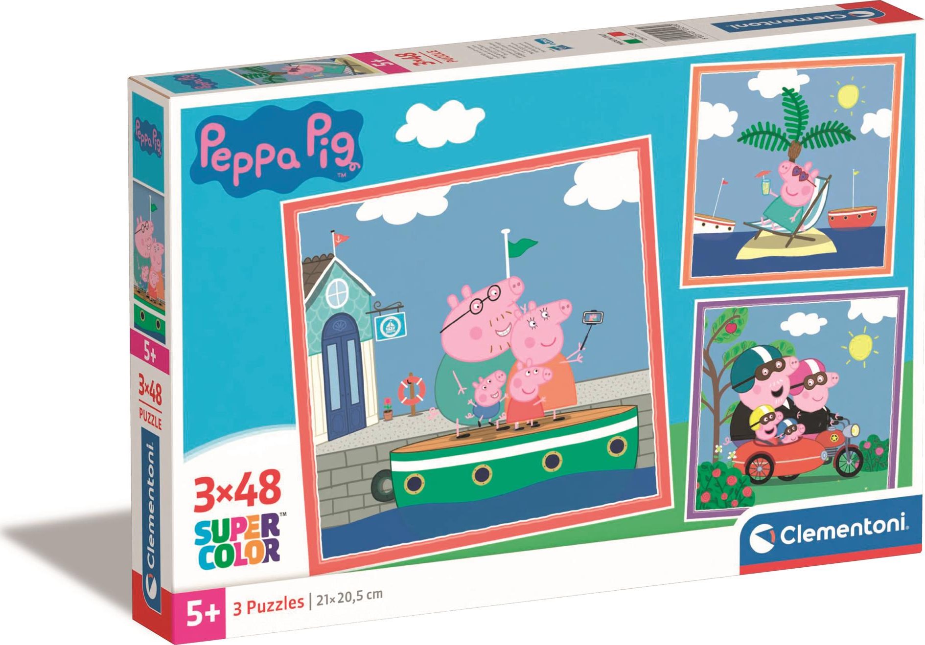 PUZZLE 25293 3X48 PEPPA PIG