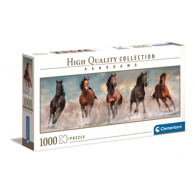 PUZZLE 39607 1000 PANORAMA HQC HORSES