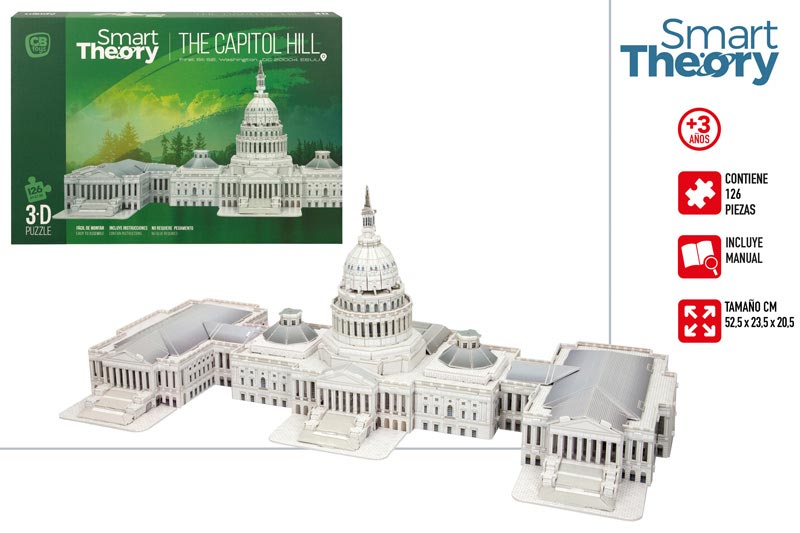 PUZZLE 3D CAPITOLIO 126 PCS 49660