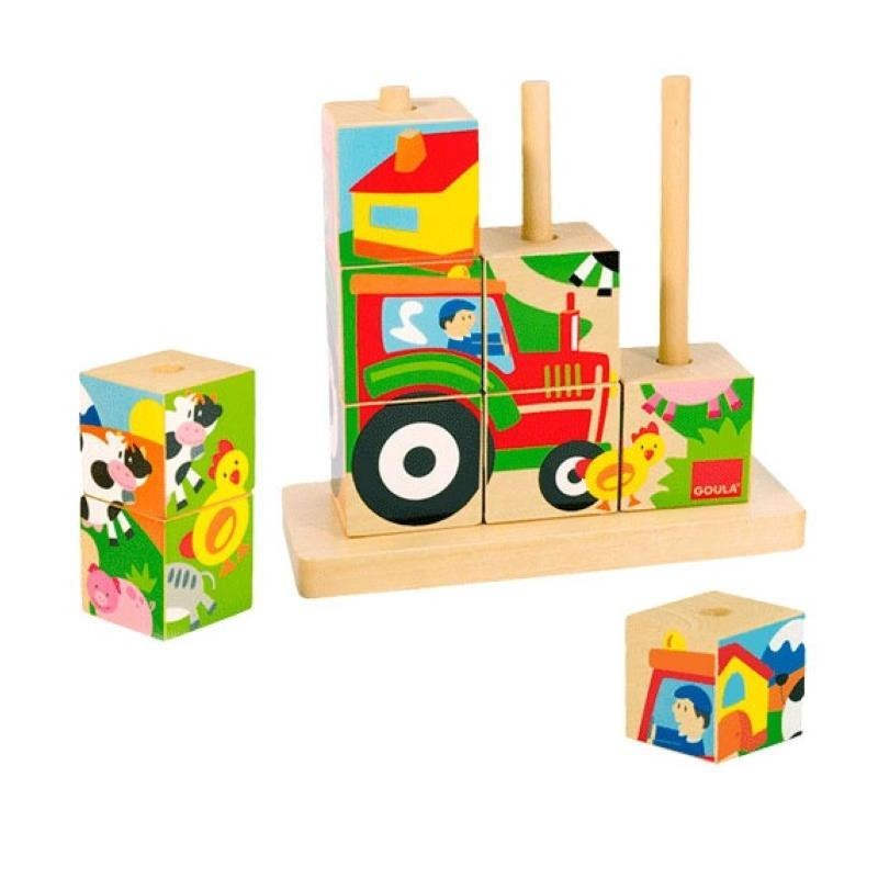 PUZZLE 55203 CUBOS GRANJA**