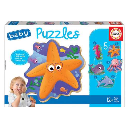 PUZZLE 5PZ 18058 BABY PUZZLES ANIMALES DEL MAR