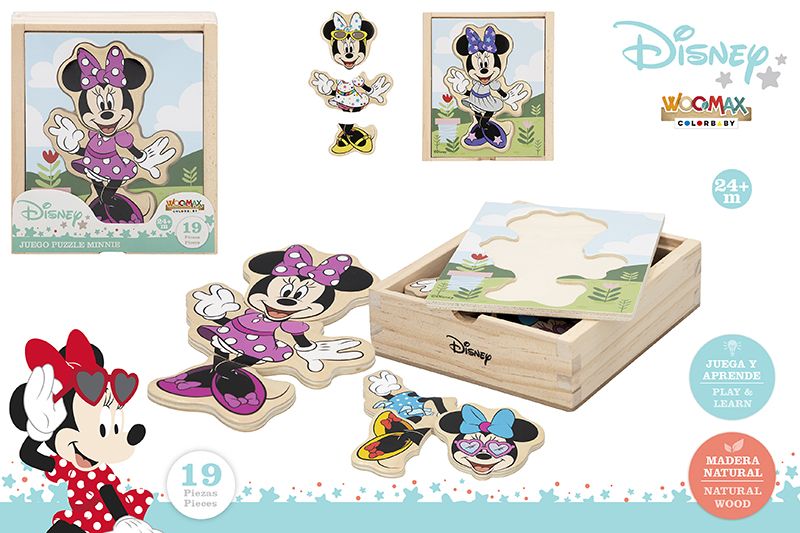 PUZZLE MADERA 48724 TRAJES MINNIE*