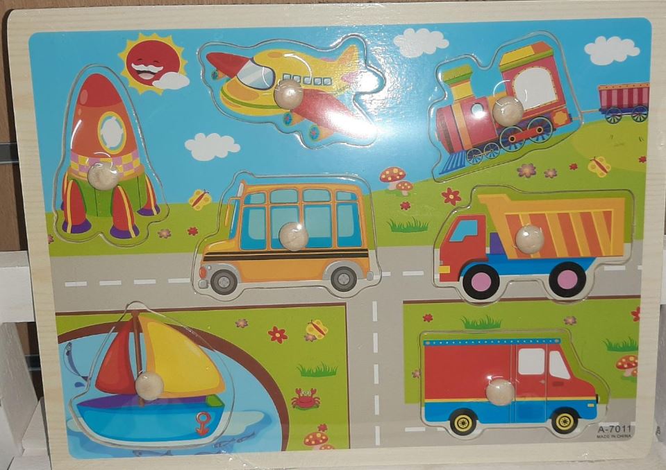 PUZZLE VEHICULOS MADERA 904-23