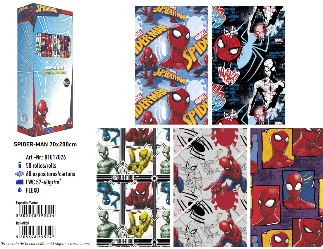 ROLLO 01017026 SPIDERMAN 70X200