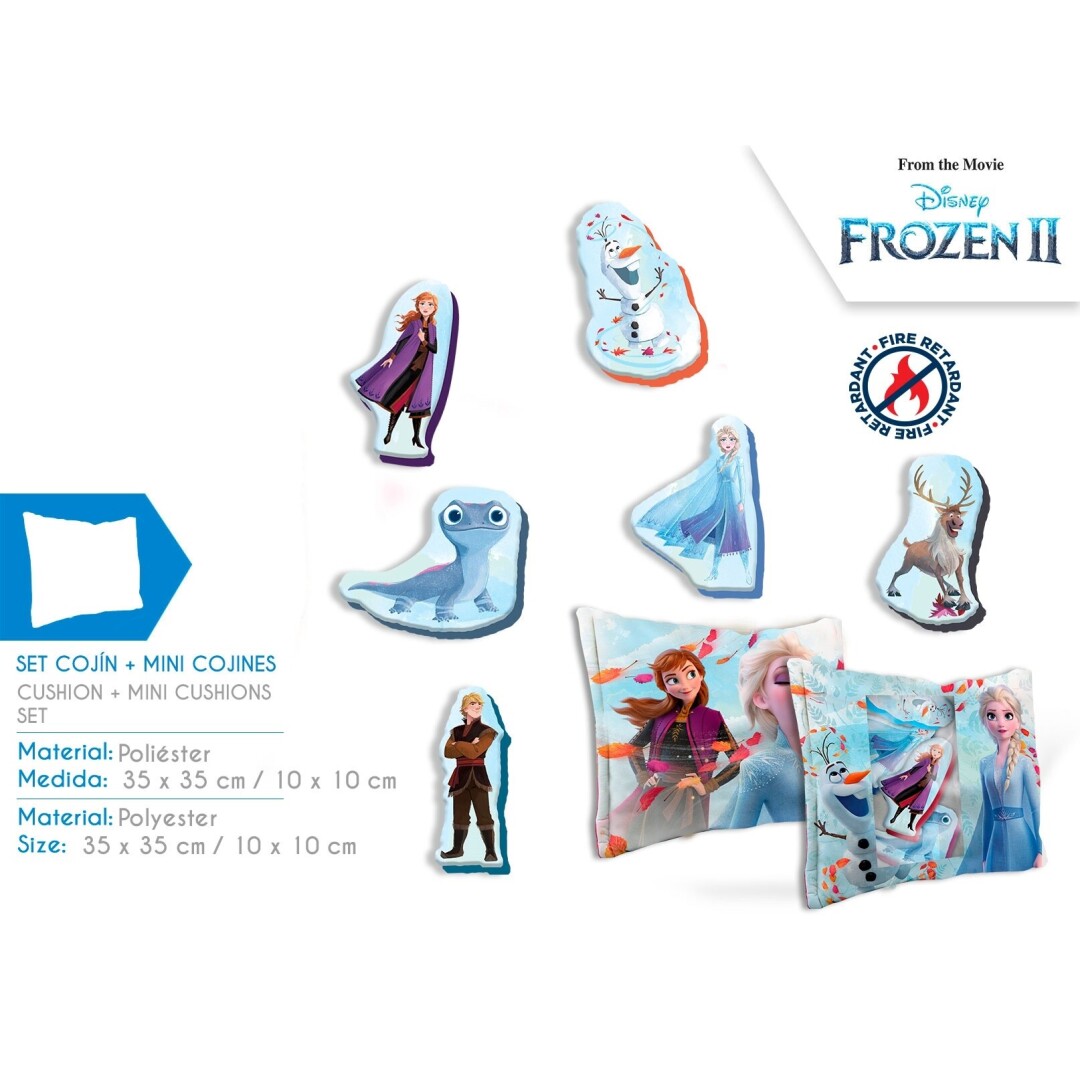 SET COJIN Y MINI COJINES WD21416 FROZEN 2**