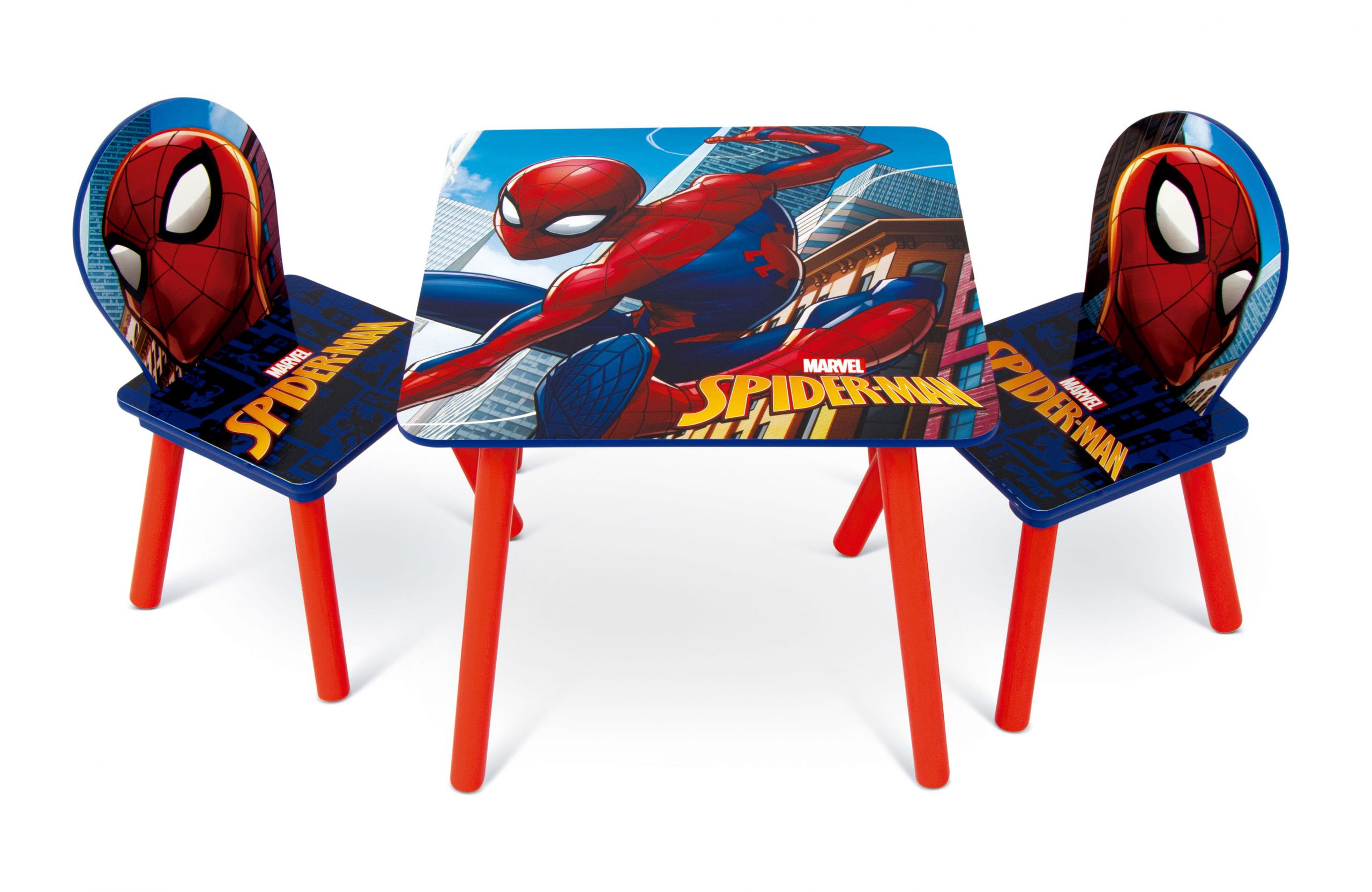 SET MESA + 2 SILLAS SPIDERMAN SM14177