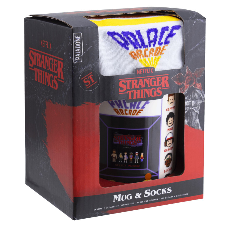 SET TAZA Y CALCETINES HI-571962 STRANGER THINGS**