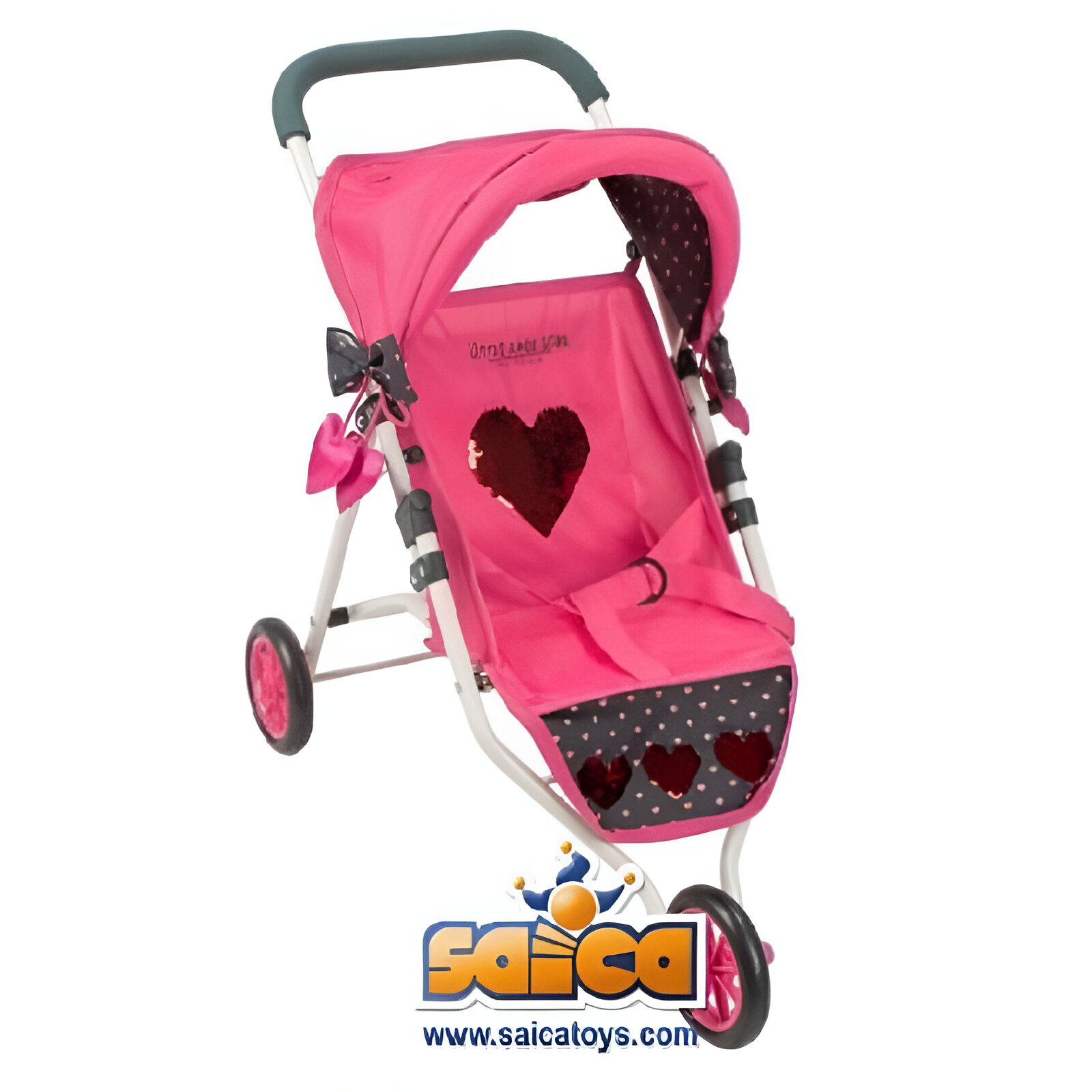 SILLA MUÑECA 6696 3 RUEDAS LITTLE ROCK STAR