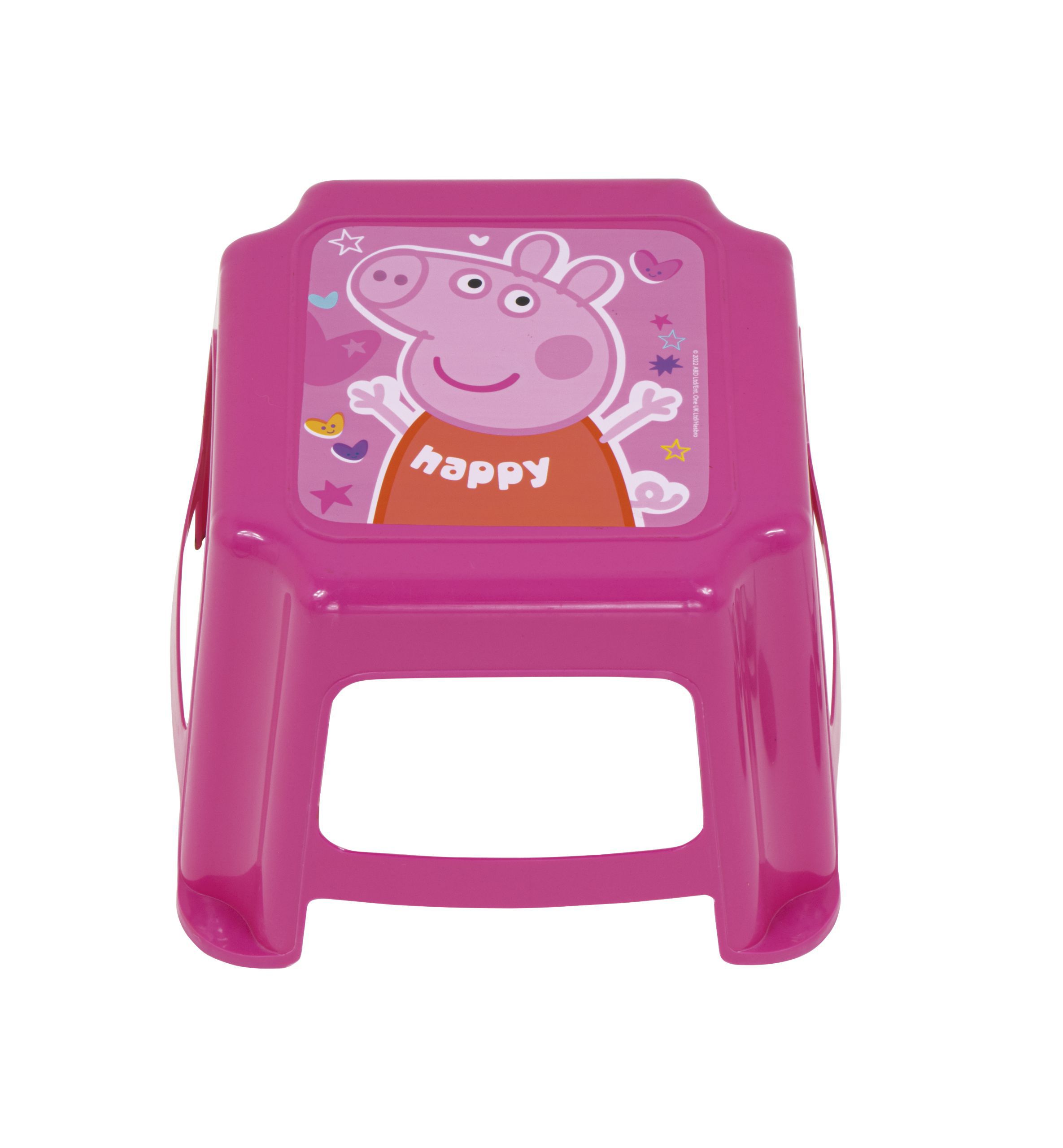 TABURETE PLASTICO PP14440 PEPPA PIG 27X27X21CM