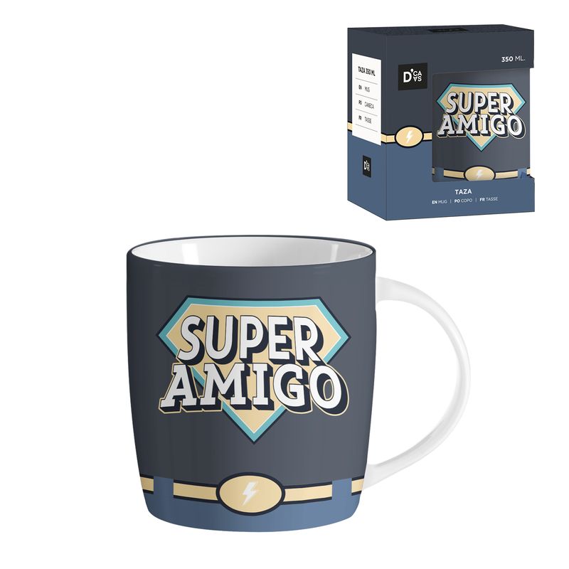 TAZA 350ML 2776822 SUPER AMIGO