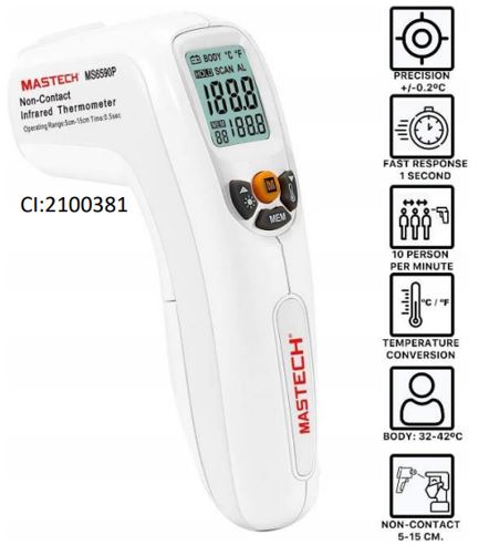 TERMOMETRO MS6590P INFRAROJOS