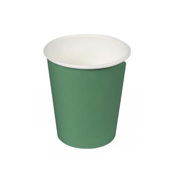 VASO CARTON VERDE 10623 SET 24UDS 200CC