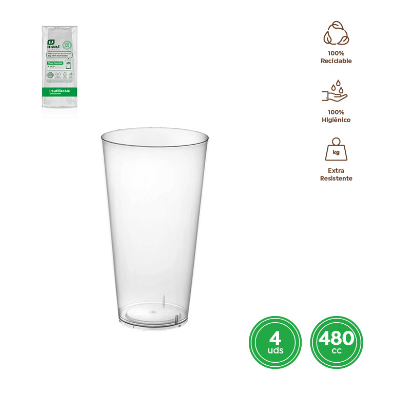 VASO COCKTAIL 1229R 480CC SET 4UDS