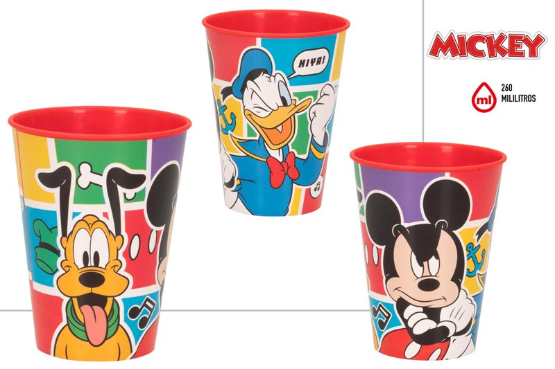 VASO VALUE 71665 260ML PLASTICO MICKEY