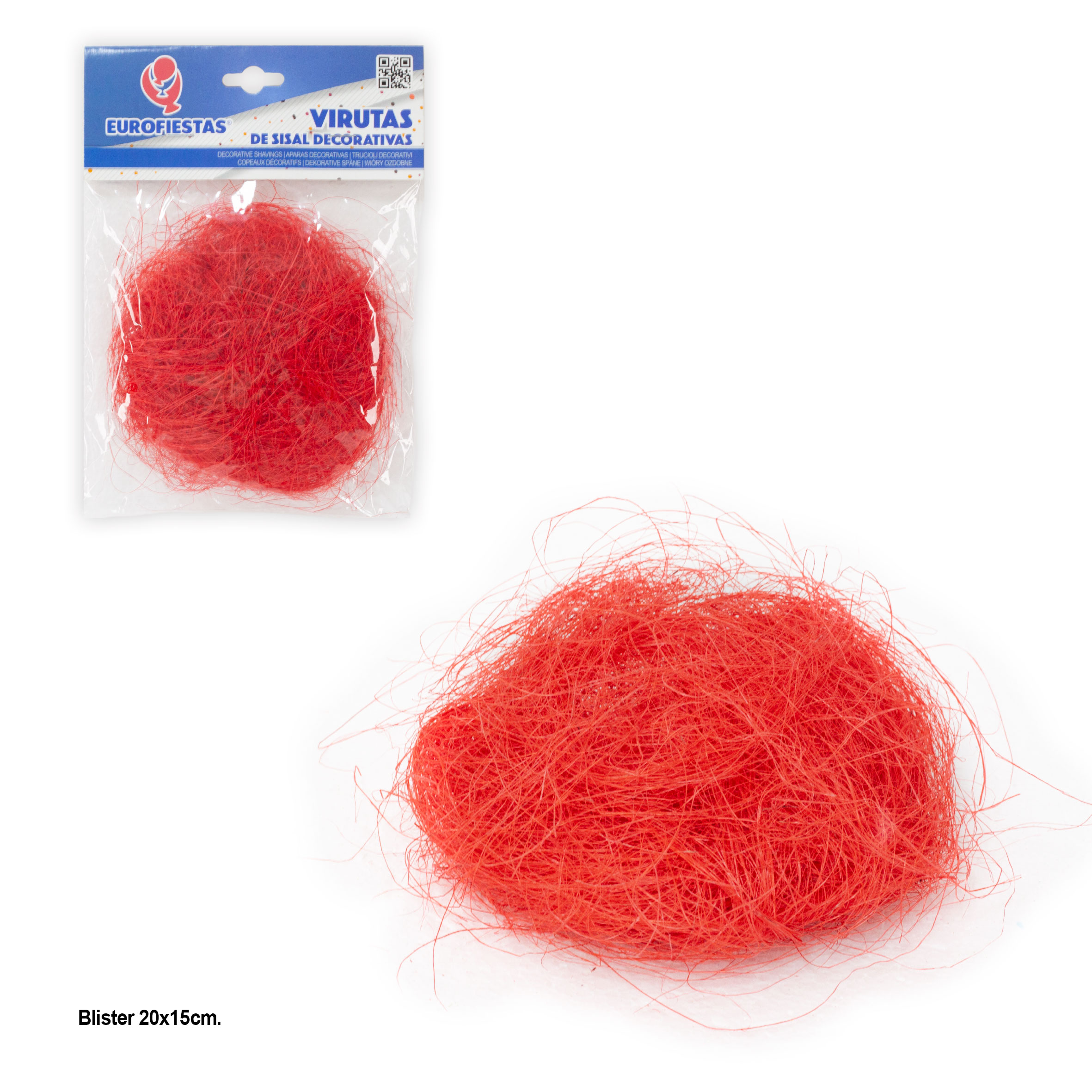 VIRUTAS 90331 DE SISAL ROJO 10G