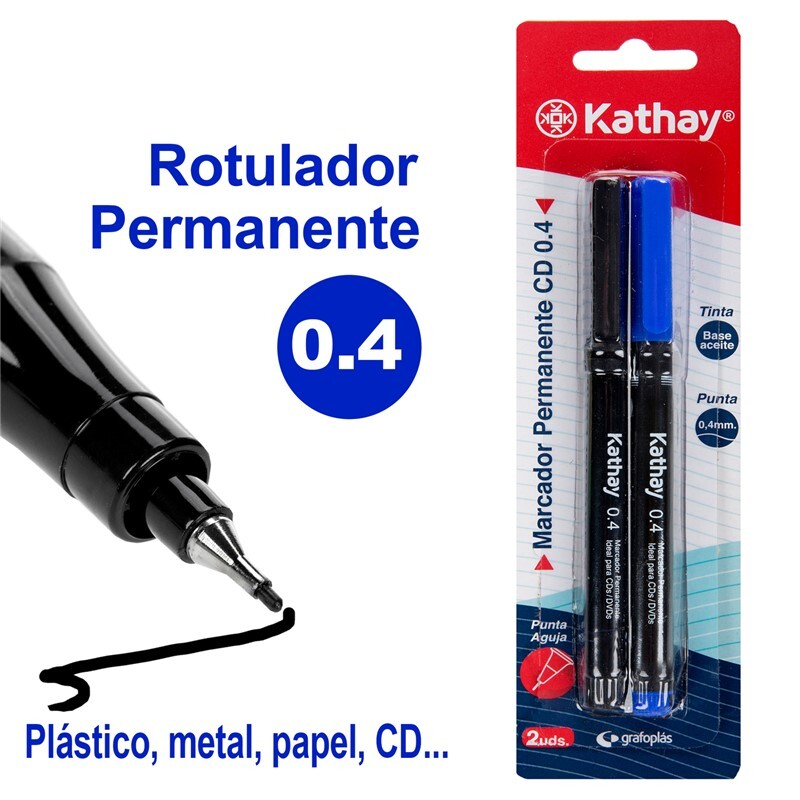 BLISTER 2 MARCADOR 86211299 CD 0.4MM P.AGUJA