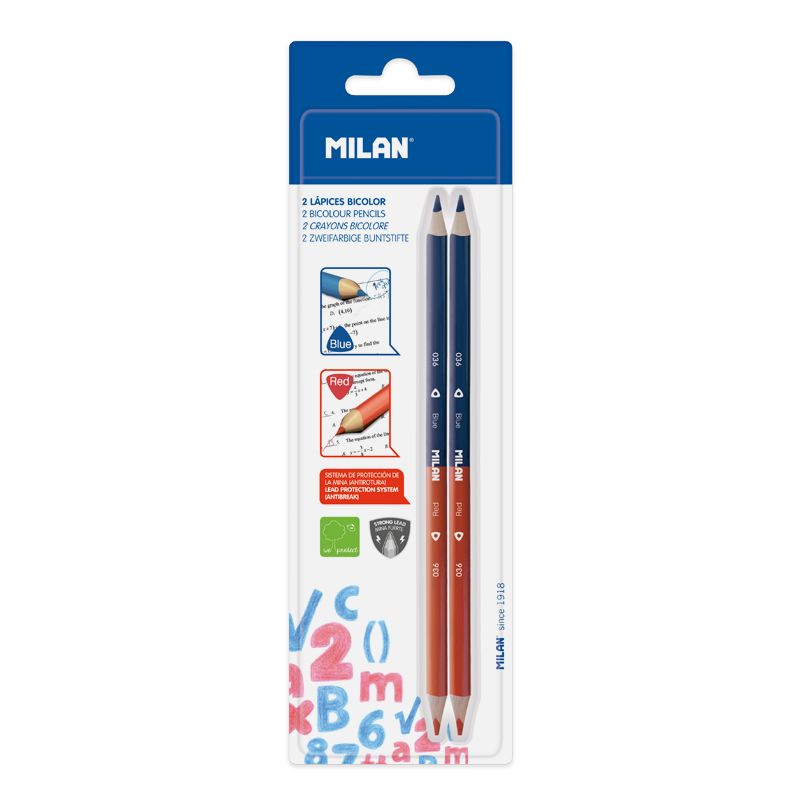 BLISTER BMW10294 LAPICES AZUL ROJO