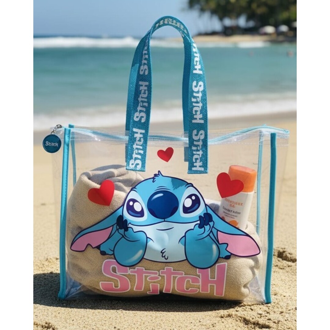 BOLSA NW1548 TRANSPARENTE LILO&STITCH 50X40CM
