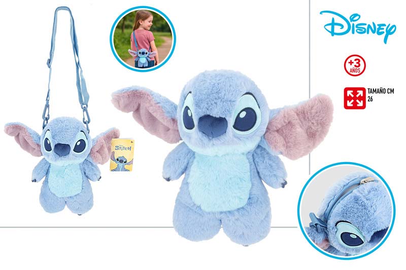 BOLSO PELUCHE 77877 STITCH