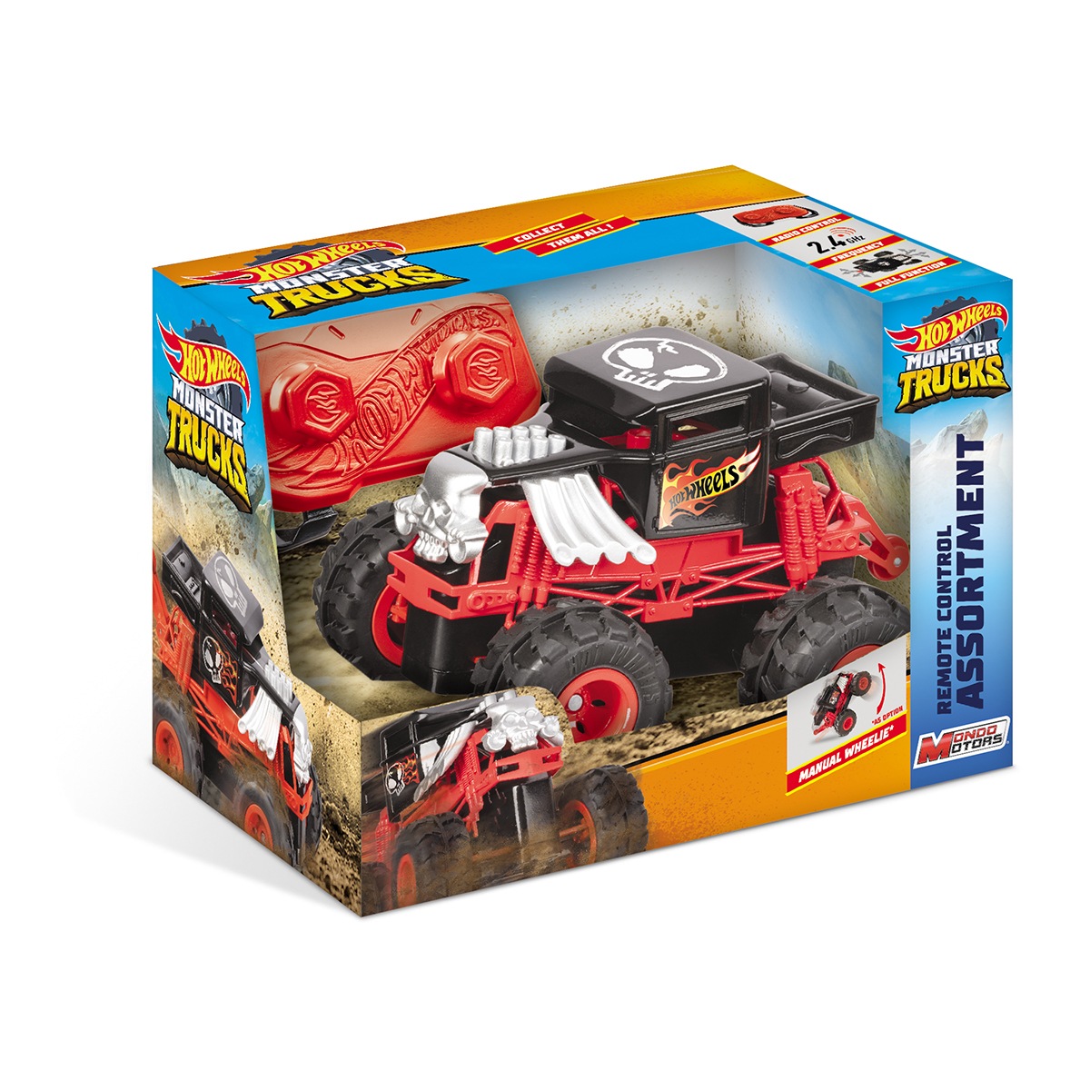 COCHE RC 63683-00C006 HOT WHEELS MINI MONSTER 1:28