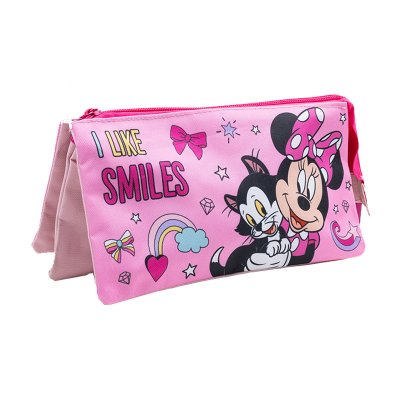 ESTUCHE MINNIE 11X22X5 3 COMP. 564138
