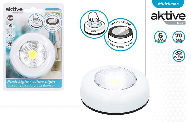 LAMPARA AKTIVE 13727 TECH-BL LED PUSH