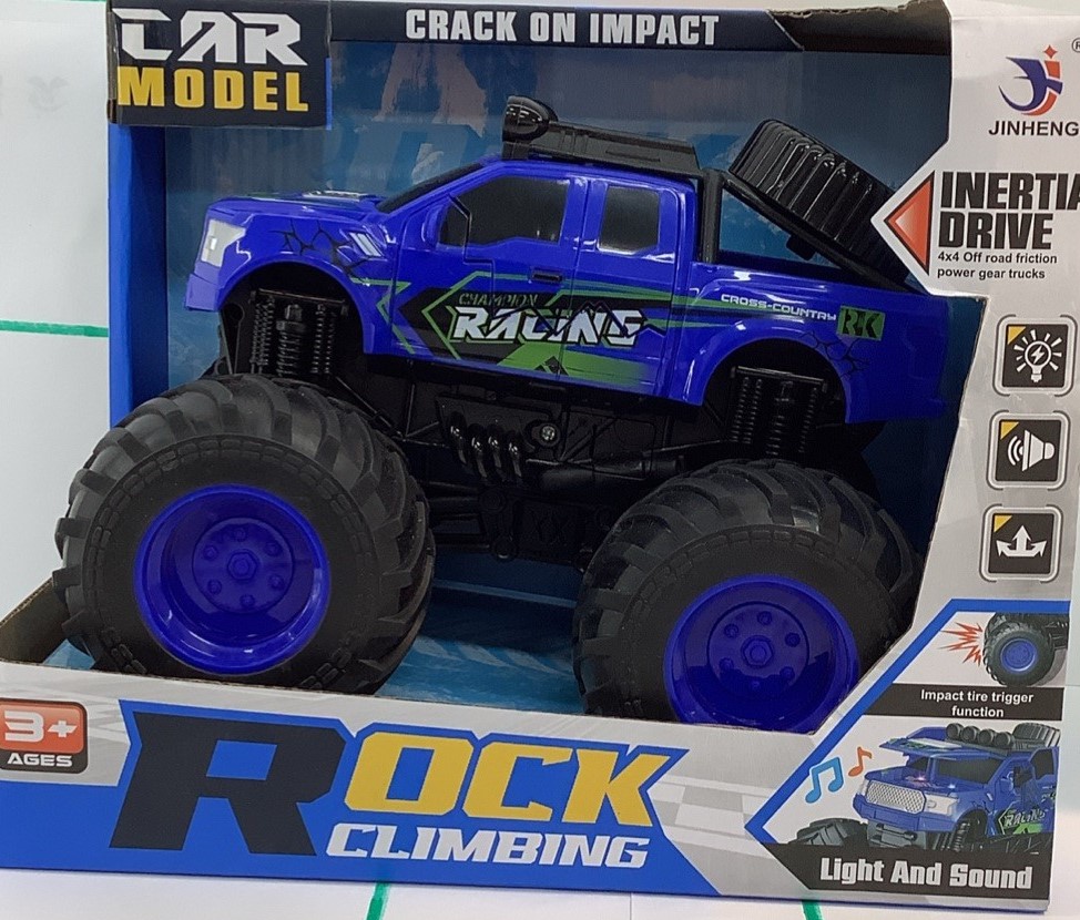 MONSTER TRUCK CON LUZ SONIDO Y MOVIMIENTO CHOQUE 1654