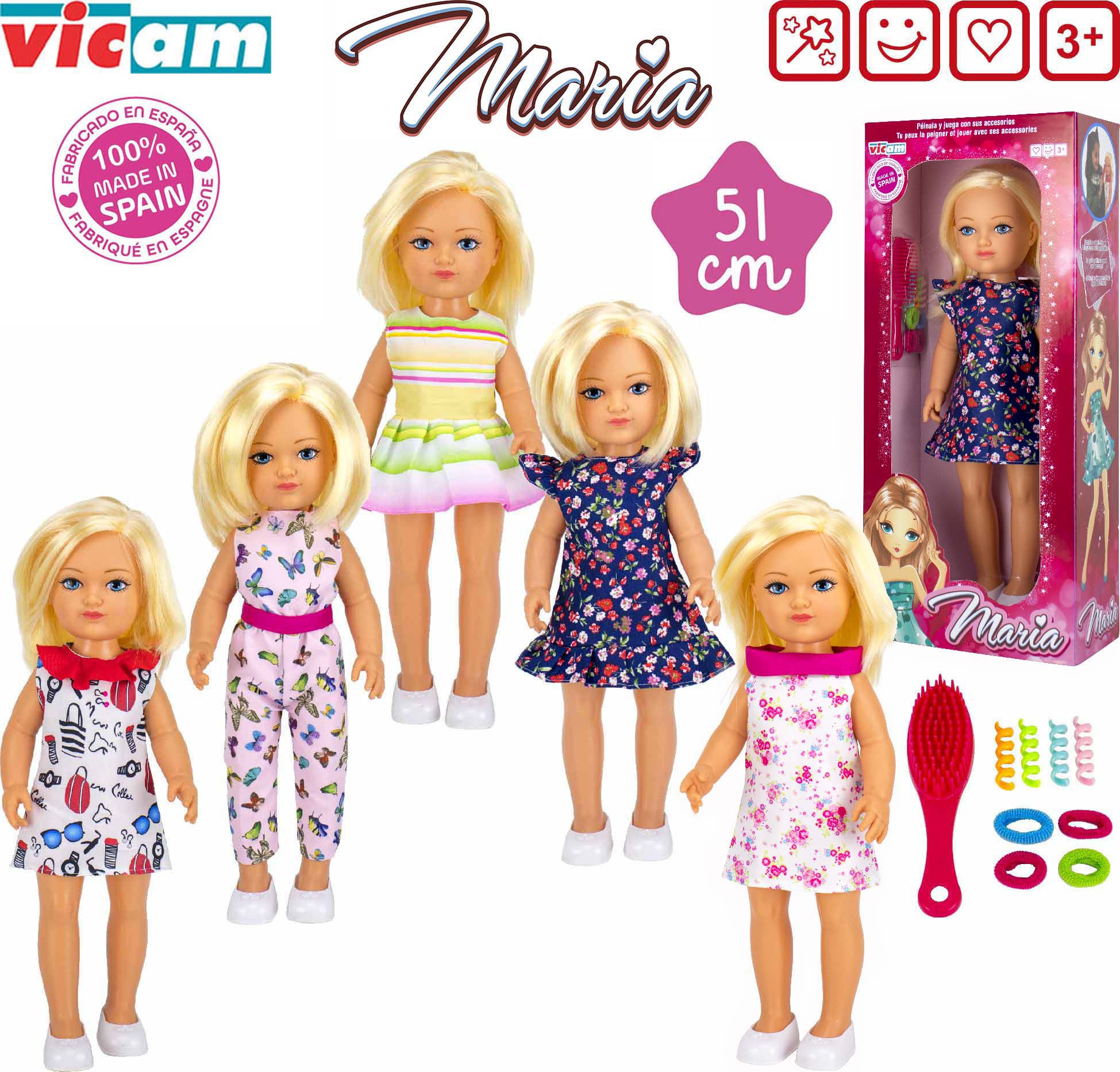 MUÑECA 51CM STD 543