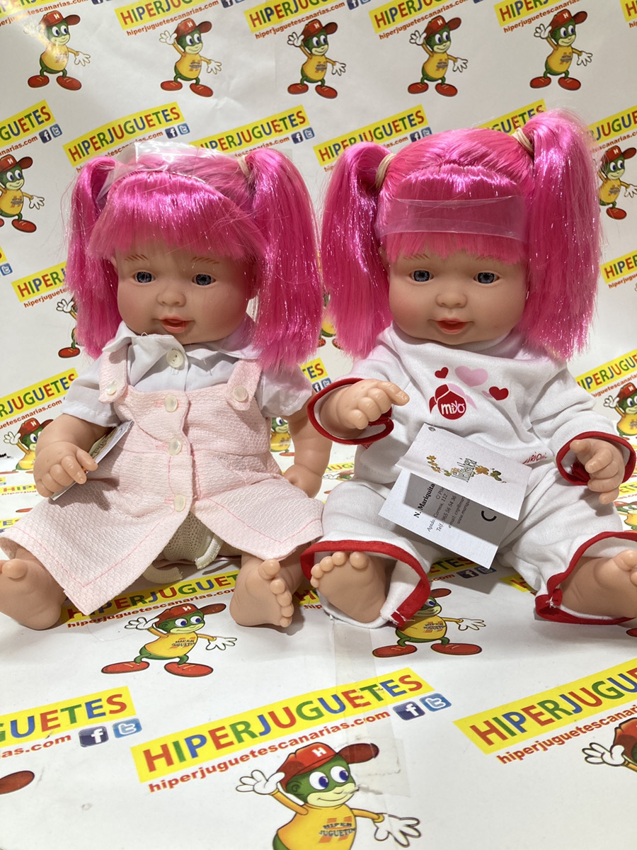 MUÑECA CUCO ROSA 35CM