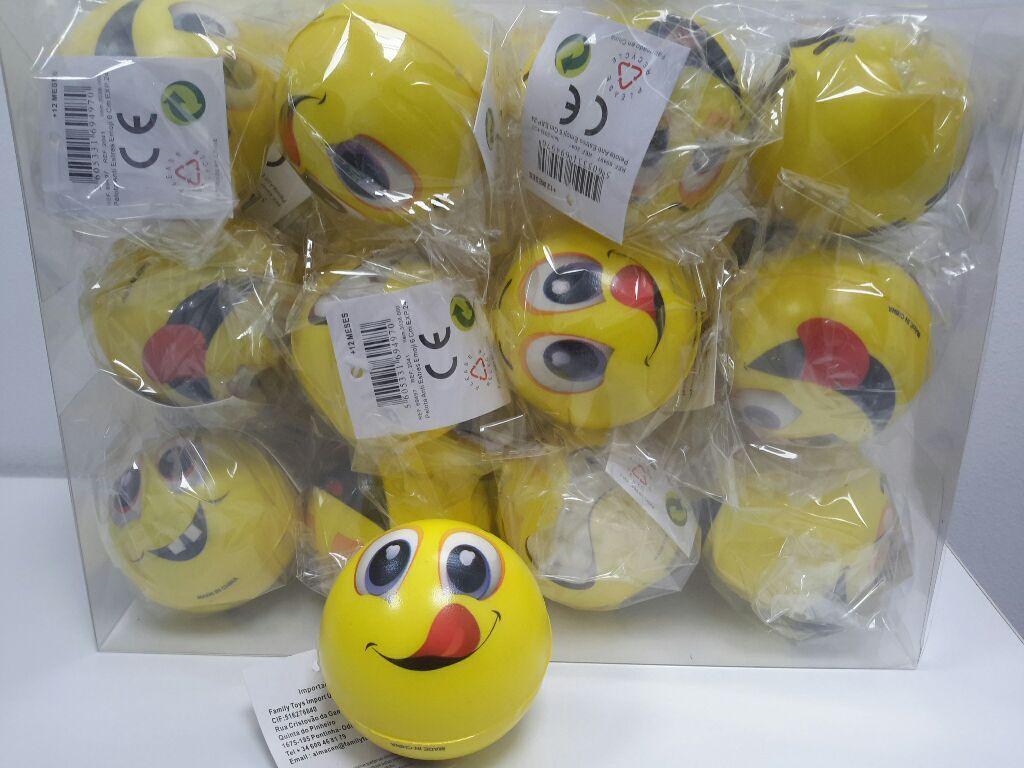 PELOTA ANTIESTRES 6CM EMOJI 69497