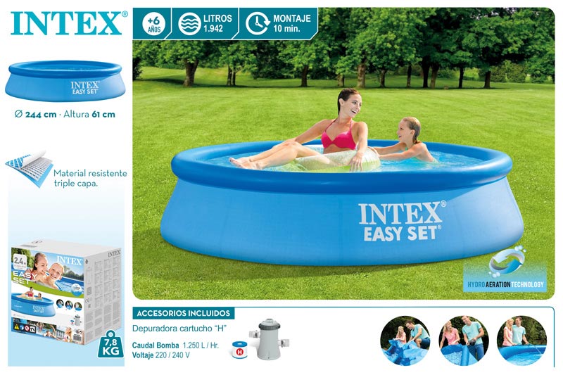 PISCINA 55237 EASY SET 244X61CM