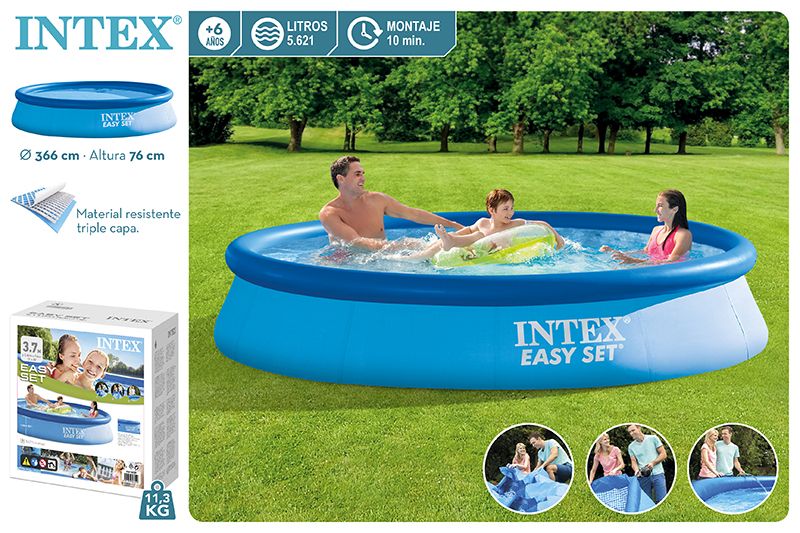 PISCINA 56420 REDONDA 366X76CM SIN BOMBA (NOC) (NK25)