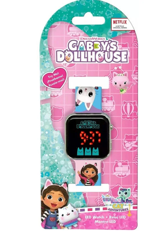 RELOJ GD00019 LED GABBY'S DOLLHOUSE
