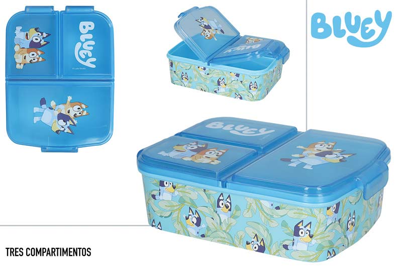 SANDWICHERA PLÁSTICO MULTIPLE BLUEY 77573