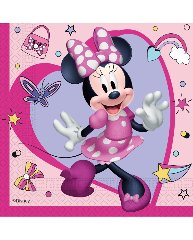 SERVILLETAS 93832 33X33CM MINNIE JUNIOR FSC