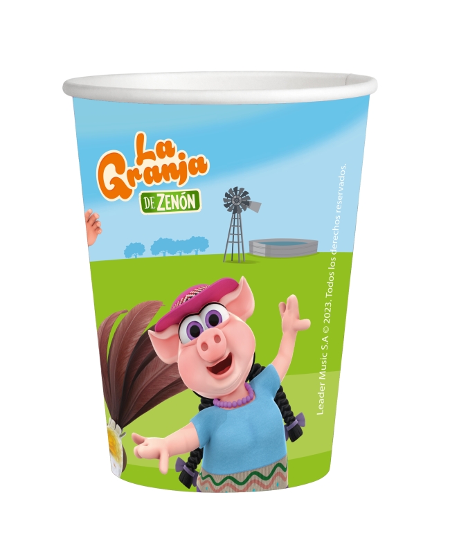 SET 8 VASOS BS10487 LA GRANJA DE ZENON