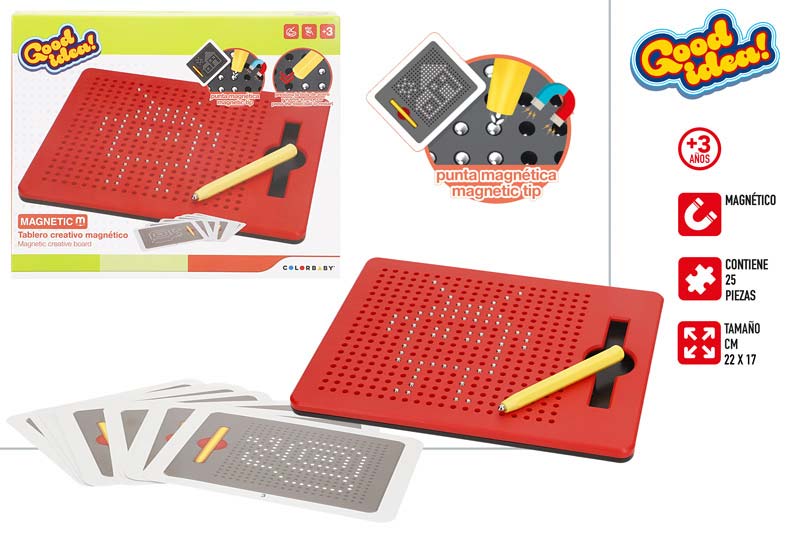 TABLERO DIBUJO MAGNETICO C/BOLAS 39422