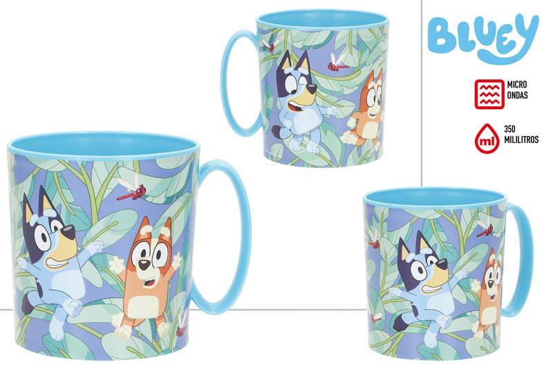 TAZA MICROONDAS 350ML 77568 BLUEY