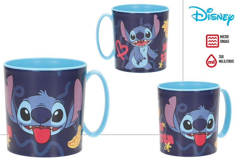 TAZA MICROONDAS 350ML 77576 STITCH