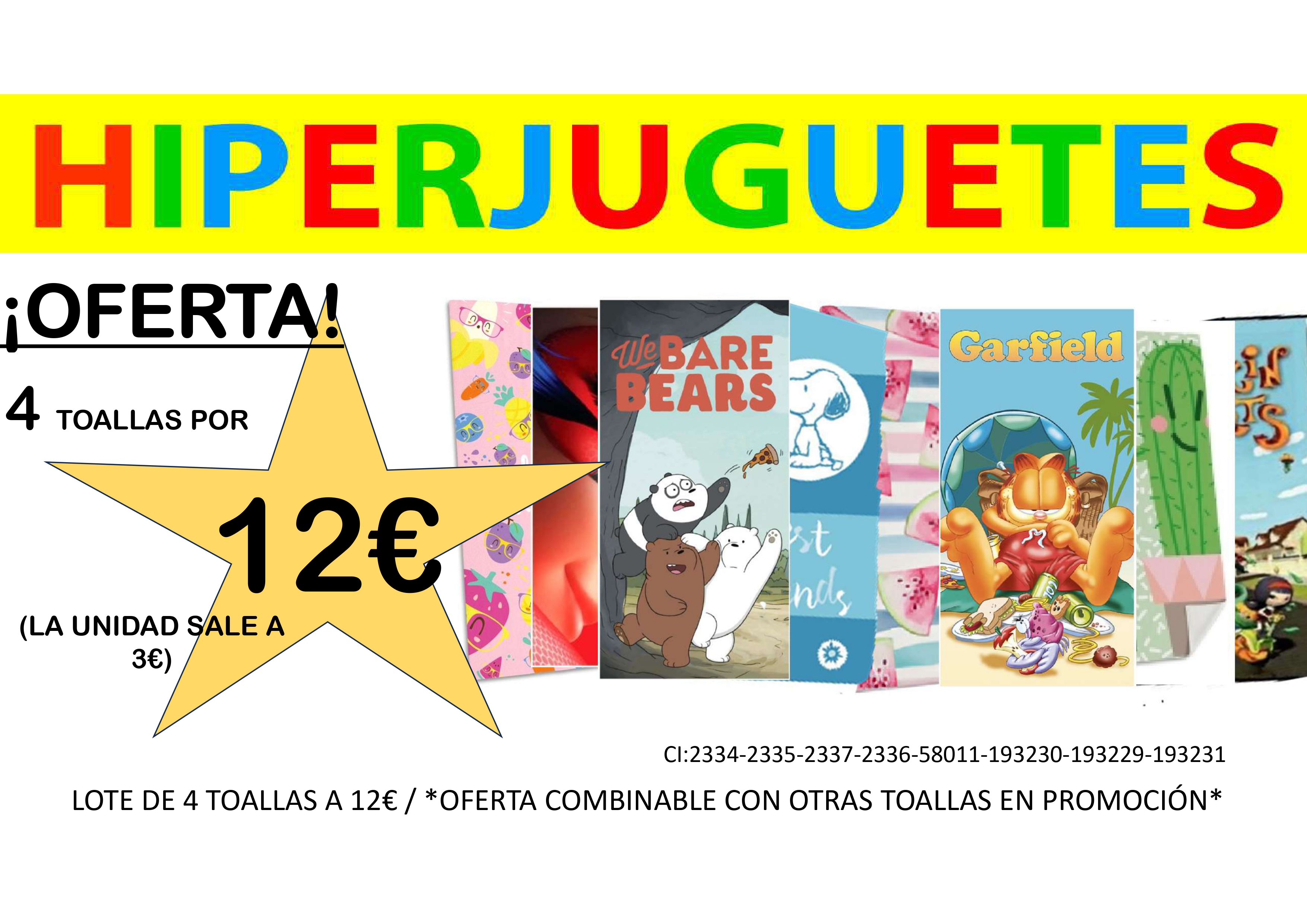 TOALLA LADYBUG NIÑA 1105**