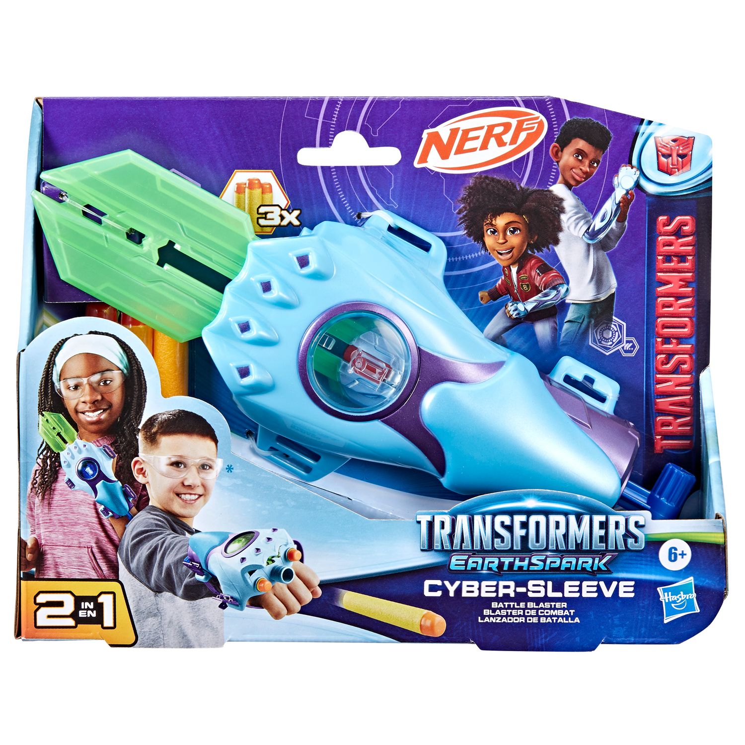 TRANSFORMERS EARTHSPARK LANZADOR BATALLA 30235282 NERF**