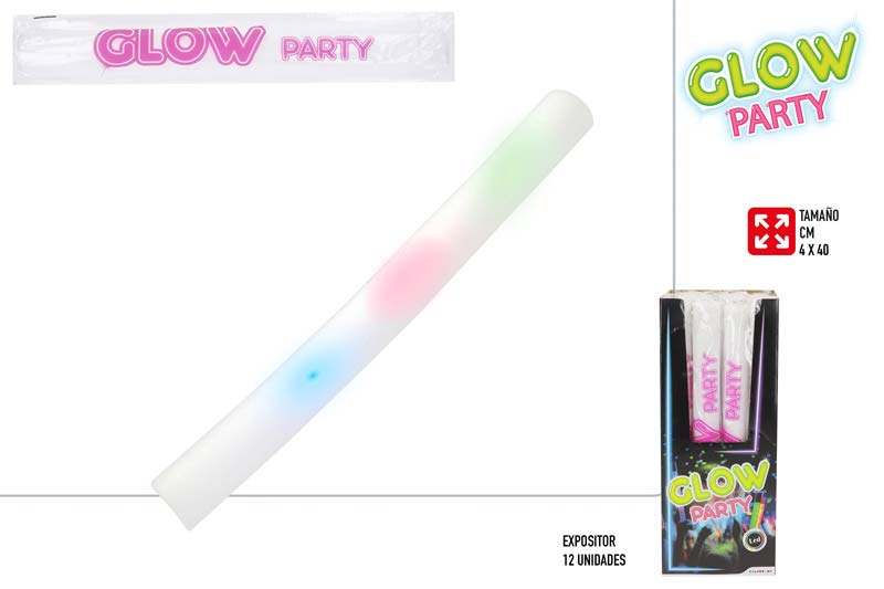 TUBO 37814 ESPUMA 3 LUCES LED D4X40CM
