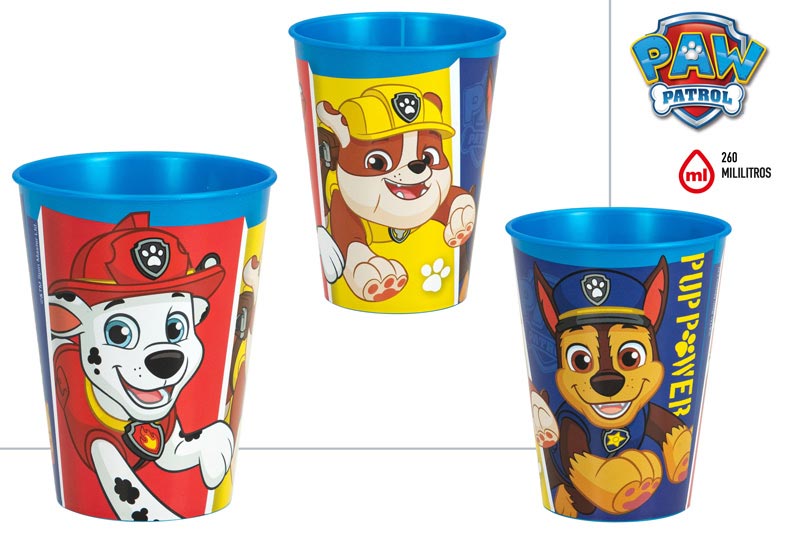 VASO 71480 VALOR 260ML PLÁSTICO PATRULLA CANINA