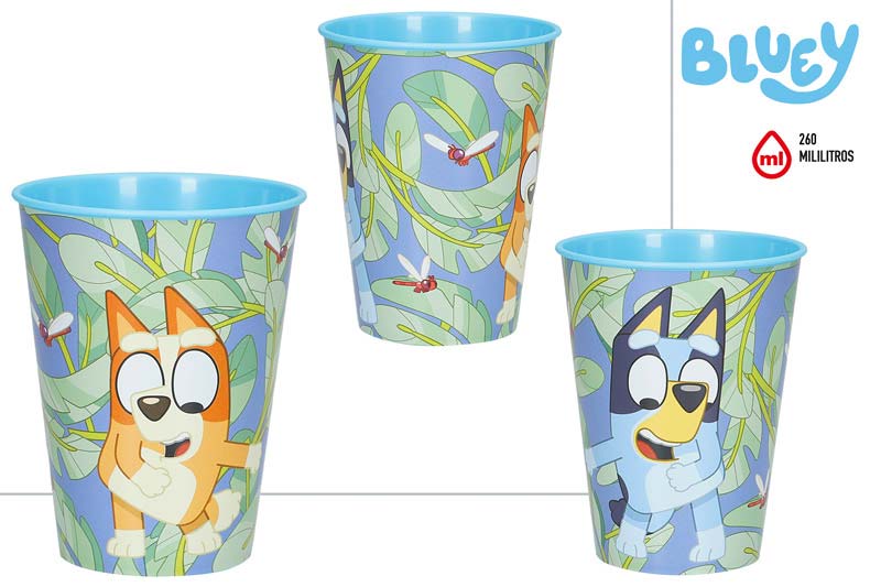 VASO FÁCIL PLÁSTICO 260ML 77569 BLUEY